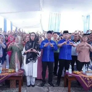 dr. Warkim Sutarto Halal Bihalal DPC Partai Demokrat Kabupaten Pacitan